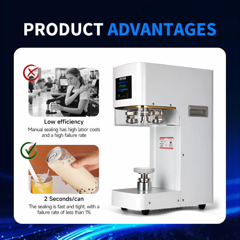 Semi-Automatic Intelligent Can Sealing Machine